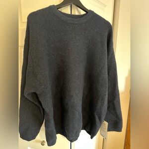 lululemon alpaca wool sweater - navy xl